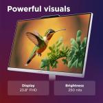 Lenovo A100 All-in-One Desktop PC, 23.8" Full HD