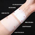 Guxelle Waterproof White Liquid Foundation and Mixer