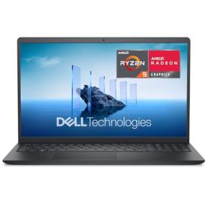 Dell 15 Laptop DC15255 15.6" FHD (1920 x 1080) 120Hz, AMD Ryzen 5 7520U Processor, Radeon 610M Graphics, 8GB LPDDR5 RAM, 512GB SSD, Windows 11 Home, Carbon Black