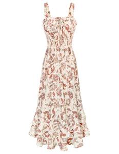 Grace Karin Women's Floral Boho Maxi Dress