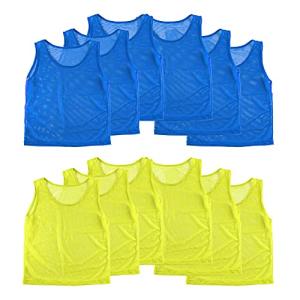 Super Z Outlet 12 Lightweight Scrimmage Vests for Kids