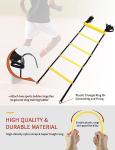 GHB Agility Ladder Set with Hurdles and Bands
