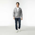 Gildan Unisex Zip-Up Hoodie in Sport Grey