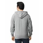 Gildan Unisex Zip-Up Hoodie in Sport Grey