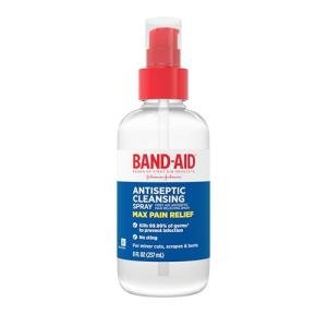 Band-Aid Pain Relieving Antiseptic Cleansing Spray