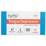 ForPro Senior Tongue Depressors, 100-Count Pack