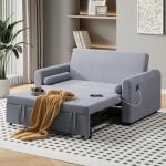 Jooli H 2-Seater Convertible Sofa Bed, Dark Grey