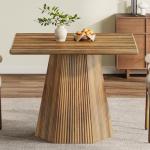 Tribesigns Rustic Brown Dining Table for 4