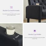 GRAVFORCE 2-Seater Comfy Sofa with USB and Cup Holders