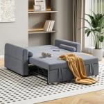 Jooli H 2-Seater Convertible Sofa Bed, Dark Grey