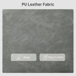 Modern 2-Seater Sofa with Wood Legs, Grey