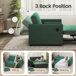 Jooli H 2-Seater Sofa Bed with USB and Pockets