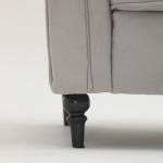 Vintage Style Linen Fabric Sofa Set