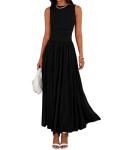 BTFBM Women's Sleeveless Maxi Dress for Summer