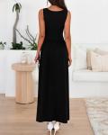 BTFBM Women's Sleeveless Maxi Dress for Summer