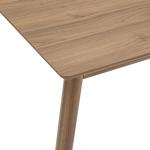 VonHaus 4-Seater Dark Wood Dining Table