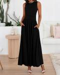 BTFBM Women's Sleeveless Maxi Dress for Summer