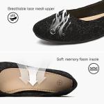 Comfortable Black Round Toe Ballet Flats for Women