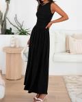 BTFBM Women's Sleeveless Maxi Dress for Summer