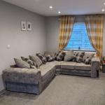 Verona Grey Fabric Corner Sofa for Living Room