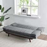 Bravich Grey Velvet Sofa Bed - Space Saving Solution
