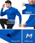 Moozava Men’s Quick-Dry Compression Turtleneck Top