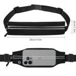 Slim Running Belt with Reflective Phone Holder