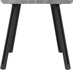 Quebec Wave Edge Dining Table in Concrete Finish