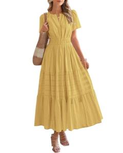 BTFBM Women's Summer Casual Midi Maxi Dress