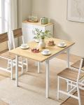 VASAGLE Drop Leaf Folding Dining Table for Small Spaces