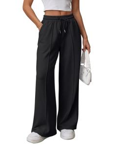 ATHMILE Women's High Waisted Baggy Lounge Pants