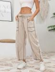 Athlisan Women's Baggy Wide Leg Lounge Pants