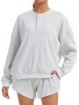 AnotherChill Women's Oversized Waffle Knit Lounge Set