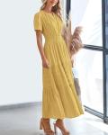 BTFBM Women's Summer Casual Midi Maxi Dress