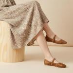CUSHIONAIRE Weston Braided Mary Jane Ballet Flats