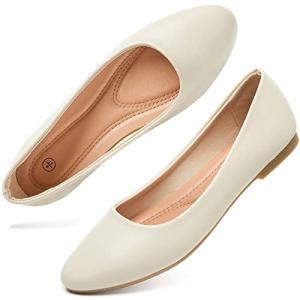 Comfortable PU Leather Ballet Flats for Women