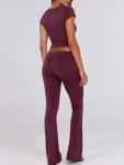 ANRABESS Women's 2-Piece Yoga Flare Set