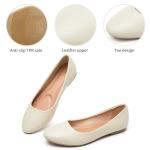 Comfortable PU Leather Ballet Flats for Women