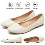 Comfortable PU Leather Ballet Flats for Women