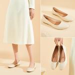 Comfortable PU Leather Ballet Flats for Women