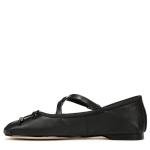 Sam Edelman Women's Black Leather Ballet Flat