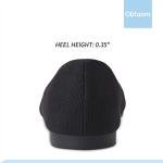 Women's Black Slip-On Round Toe Ballet Flats