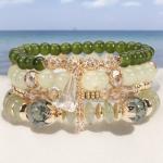 Colorful Boho Beaded Bracelet Set for Summer