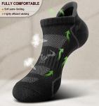 BULLIANT Men's Ankle Athletic Running Socks - 6 Pairs