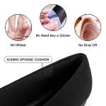 MUSSHOE Comfortable Ballet Flats for Women: Round Toe Women Loafers - Casual Slip on Ballerina Flats for Professional Woman Aged 25-45 Work Dressy Wedding,All Black 8