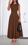 Elegant A-Line Sleeveless Maxi Dress for Women