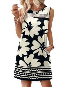 Floral Summer Dress for Women with Pockets