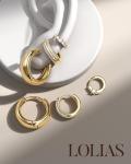 LOLIAS Chunky Hoop Earrings Set for Sensitive Ears