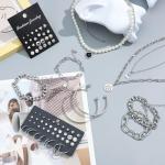 69 Pieces Silver Jewelry Set for Women