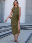 ANRABESS Women’s Casual Sleeveless Midi Dress